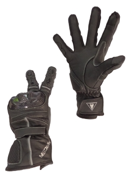 RACER PNG3, weiche, schwarze sportliche Handschuhe